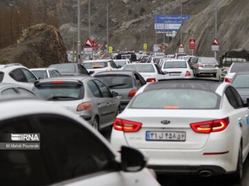 جاده‌های مازندران زیربار محدودیت‌های ترافیکی رفت