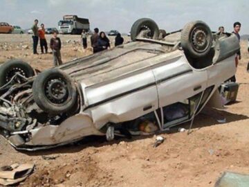 واژگونی پراید در جاده قم – اراک با یک فوتی و سه مصدوم