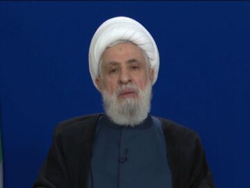شیخ نعیم قاسم: نباید نسبت به تجاوز آمریکایی-اسرائیلی به خاک قطر سکوت کرد