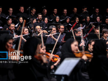 ارکستر موسیقی ملی ایران در گیلان روی صحنه می‌رود