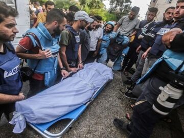  اعلام انزجار نمایندگان بیش از ۲۷۰ رسانه در سراسر جهان از کشتار خبرنگاران فلسطینی
