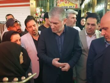 اولویت‌بندی مطالبات مردم و کسبه پاکدشت در بازدید فرماندار از بازار