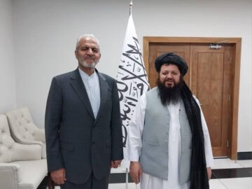 دیدار سرپرست سفارت ایران در کابل با دادستان کل هیات حاکمه سرپرستی افغانستان