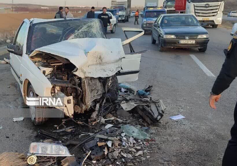 ۱۳ نفر بر اثر حوادث رانندگی در جاده‌های کردستان مصدوم شدند