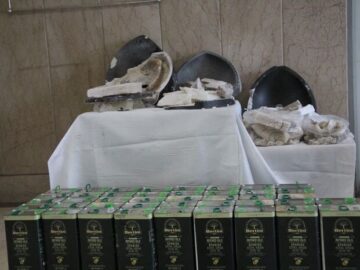 محموله بزرگ شیشه در بار روغن زیتون به مقصد نرسید