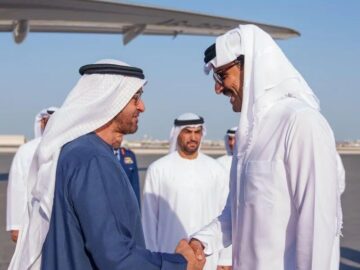سفر رئیس دولت امارات به دوحه