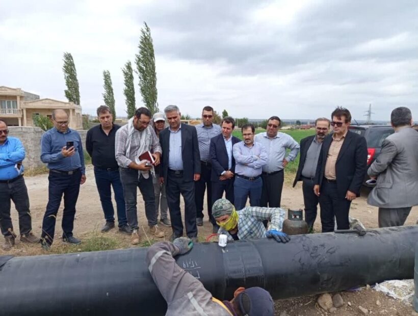 مرحله چهارم گازرسانی به شمال استان اردبیل در حال اجراست