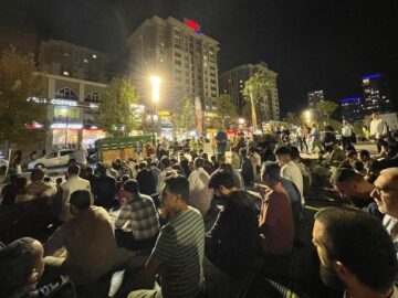 شهروندان ترکیه به درخواست القسام در استانبول تجمع کردند