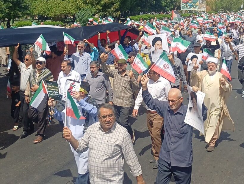 راهپیمایی جمعه‌های خشم در اهواز برگزار شد