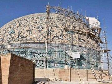 تشریح شرایط مرمت یک پروژه ملی؛ چالش های گنبد شیخ لطف‌الله برای حفاظت