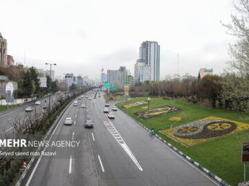 ترافیک روان در معابر و بزرگراه‌های پایتخت