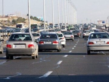 ترافیک نیمه‌سنگین در محور چمن‌بید به جنگل گلستان