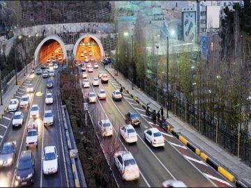 باند جنوبی تونل رسالت و باند شمالی تونل شهدای غزه امشب مسدود می‌شود
