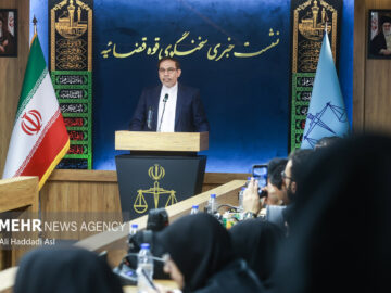 نشست خبری سخنگوی قوه قضائیه آغاز شد