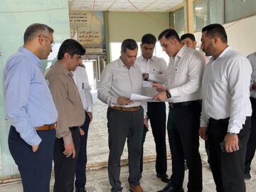 آغاز فاز دوم بازسازی سالن‌های فرودگاه خارگ