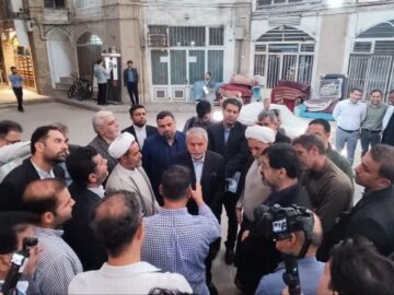 بازدید وزیر میراث‌فرهنگی از تیمچه بزرگ بازار قم
