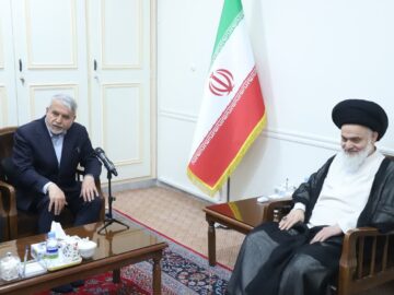 وزیر میراث‌فرهنگی با آیت‌الله حسینی بوشهری دیدار و گفتگو کرد