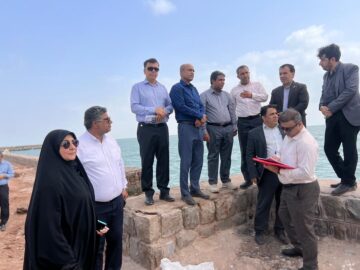 بازدید معاون هماهنگی امور عمرانی استانداری هرمزگان از بندر شهیده نیک