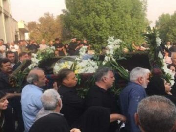 پیکر ایرج صغیری در بوشهر تشییع و خاکسپاری شد