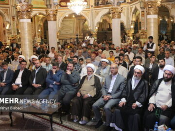 جشن میلاد پیامبر(ص) در مسجد شافعی کرمانشاه
