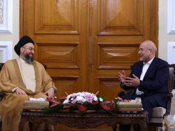 دیدار سید عمار حکیم با قالیباف