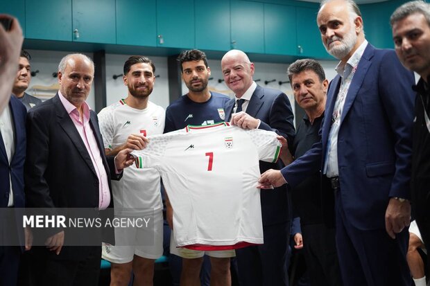 اینفانتینو: حضور تیم ملی فوتبال ایران در جام‌جهانی را تضمین می‌کنم