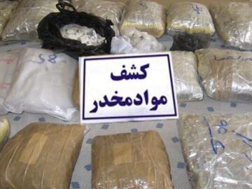 کشف ۴۰۰ کیلوگرم مواد مخدر در گناباد