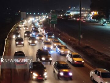 طول ترافیک در محور رشت- امامزاده هاشم به ۱۶ کیلومتر رسید