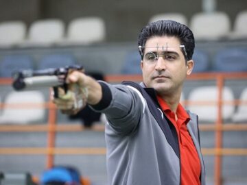 عملکرد خوب رستمیان در مقدماتی تپانچه ۲۵ متر؛ گل خندان پنجم شد