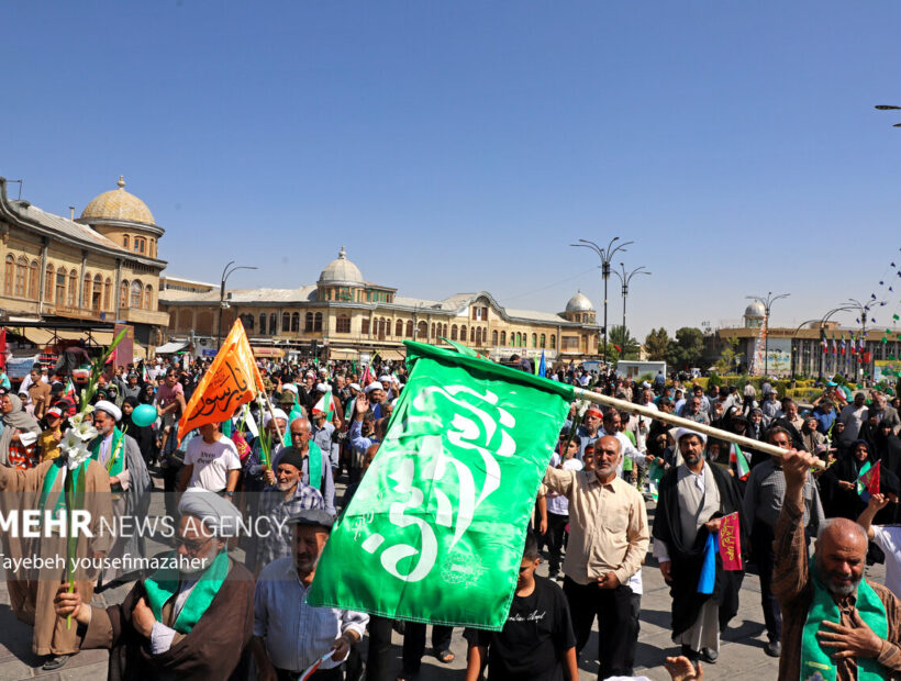 شادپیمایی پرشور «امت احمد (ص)» در همدان؛تقویت نشاط اجتماعی در شهر