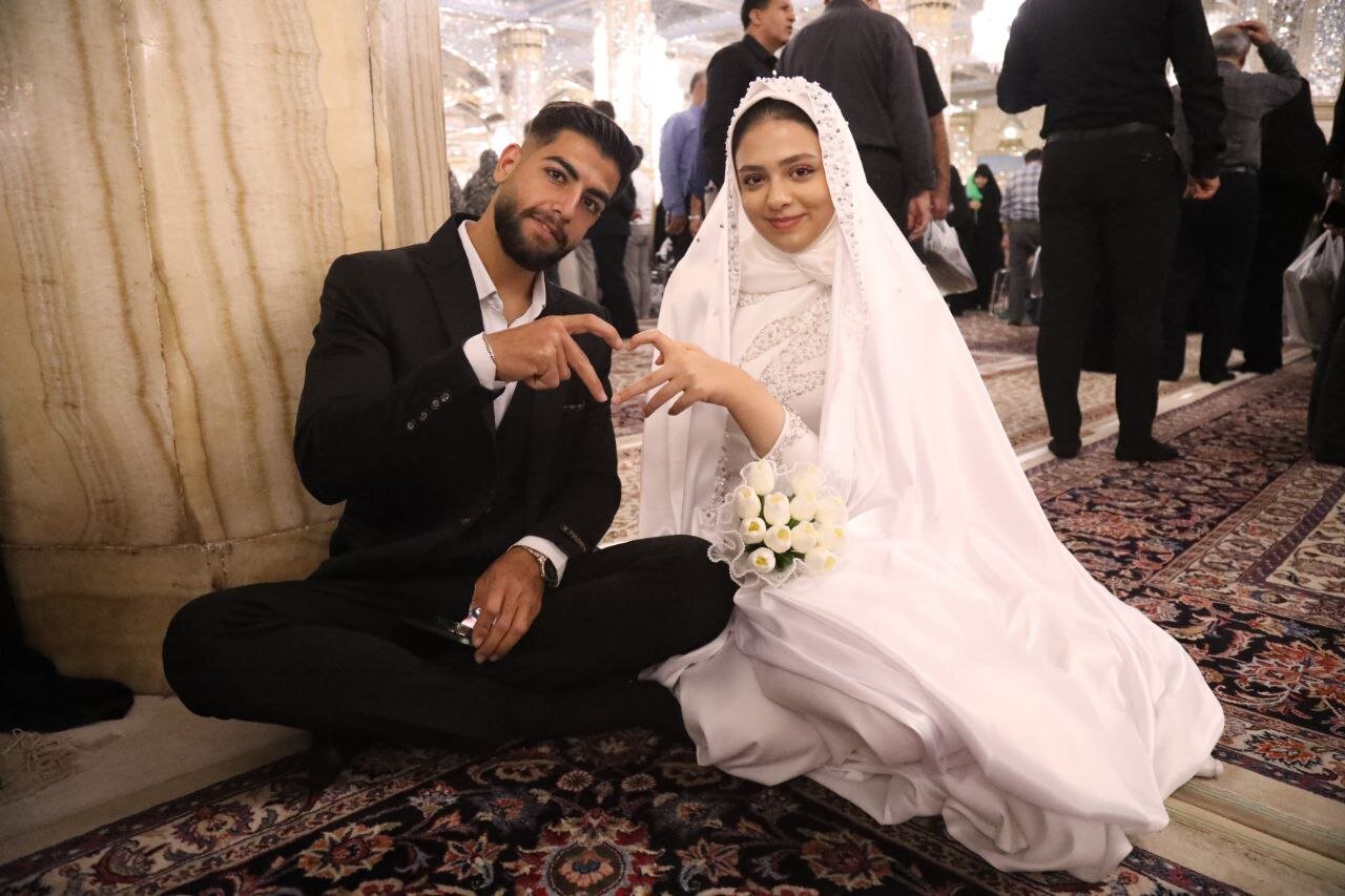 پیوند صدساله در روز میلاد نبوی؛ «عقد بالا سر حضرت» در حرم رضوی