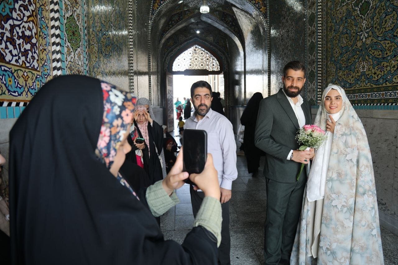 پیوند صدساله در روز میلاد نبوی؛ «عقد بالا سر حضرت» در حرم رضوی