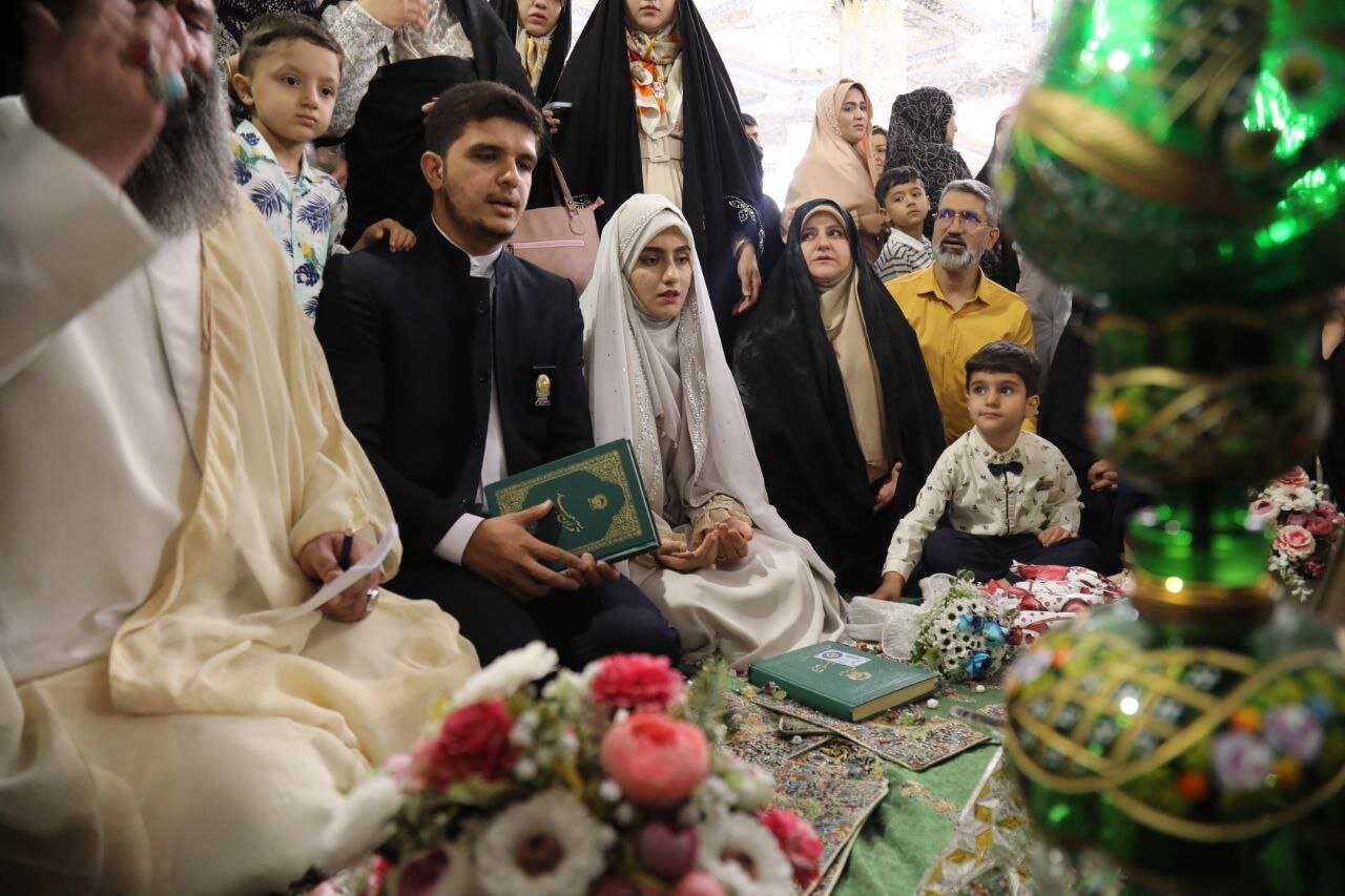 پیوند صدساله در روز میلاد نبوی؛ «عقد بالا سر حضرت» در حرم رضوی