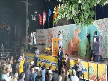 مولودی خوانی در جشن امت احمد یاسوج