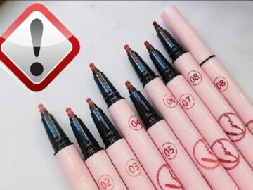 انتشار اسامی محصولات آرایشی لب غیرمجاز