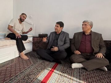 استاندار کردستان از مصدومان حادثه آتش‌سوزی آبیدر عیادت کرد
