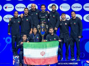 قدردانی مهدی رسولی از قهرمانان و کشتی گیران تیم ملی ایران