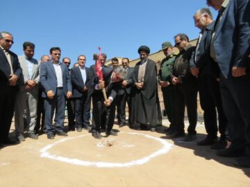 استخر دانش‌آموزی در شهرسستان خلخال کلنگ زنی شد
