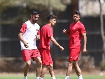 پرسپولیسی ها دو بخش تمرین کردند
