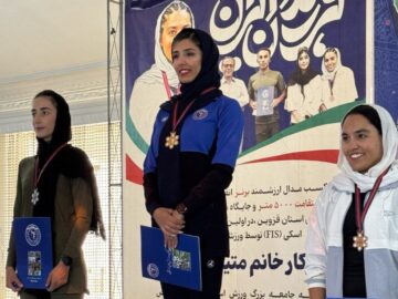 طلای ملی برای بانوی خراسانی در لیگ رولر اسکی کشور