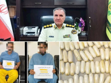 شناسایی و دستگیری حاملان مواد مخدر به روش بلع و انباری در فرودگاه مشهد
