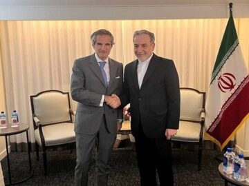 دیدار عراقچی با گروسی در حاشیه مجمع عمومی سازمان ملل