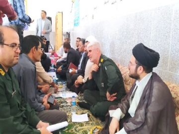 رزمایش جهادگران فاطمی در روستای اکبرآباد کهگیلویه