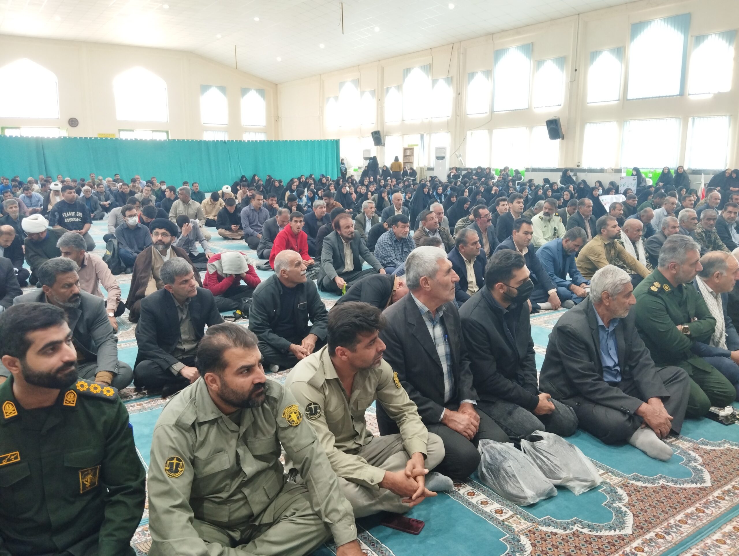 همایش بزرگ اقتدار بسیجیان در شهر باشت برگزار شد